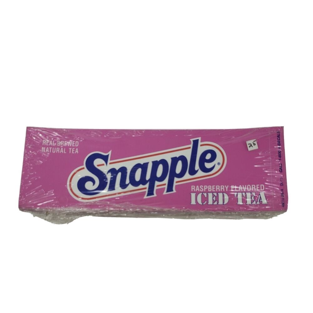 Snapple Raspberry Iced Tea Vending Machine Flavor Strips  6 3/4 x 2 1/4 New 25